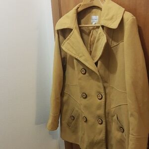 Fashion Bug Golden Pea Coat